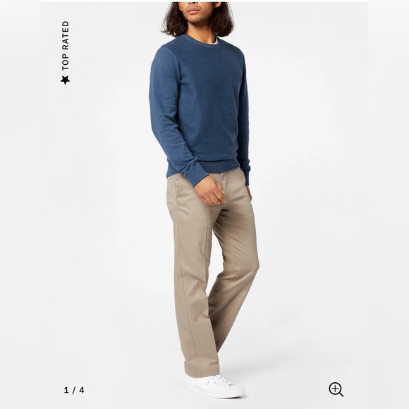 Dockers Signature Khaki Classic‎ Fit Pleated Pants - Picture 2 of 9